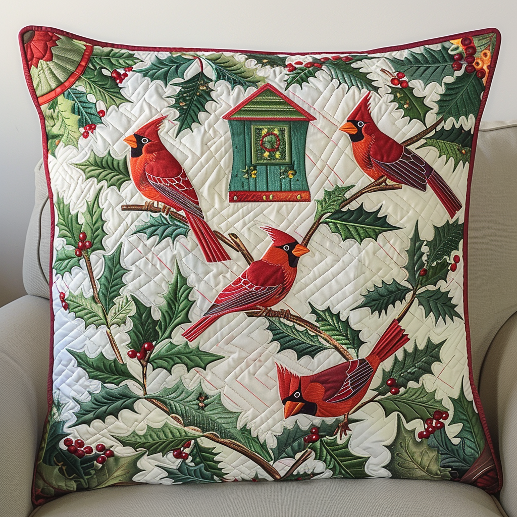 Feathered Flame Quilted Pillow Case NCU0DK102