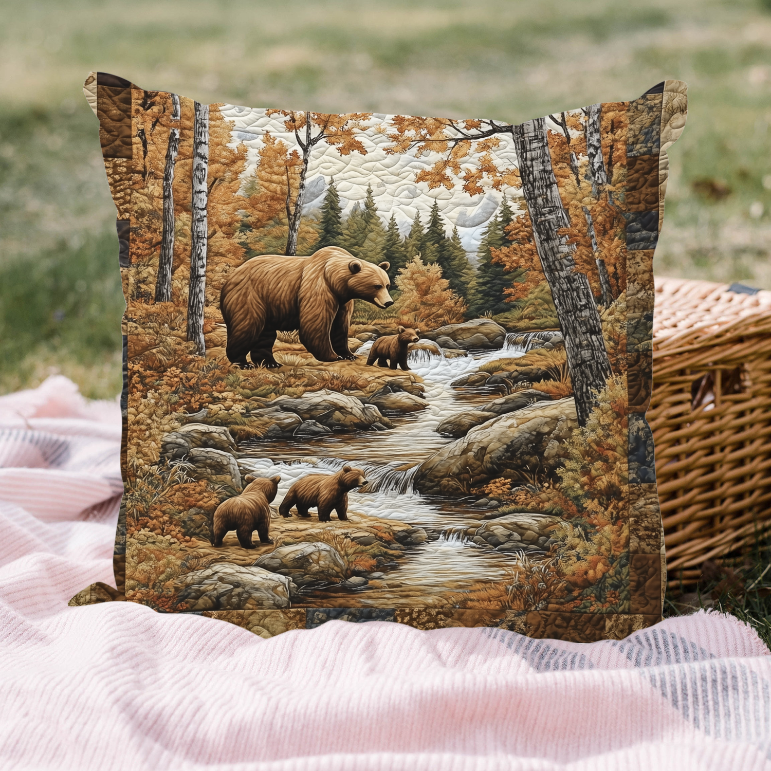 Untamed Wilderness Quilted Pillow Case NCU0DK1188