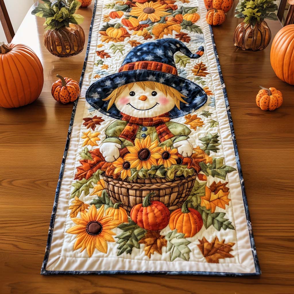 Autumn Joyful Harvest Quilted Table Runner NCU0NT1143