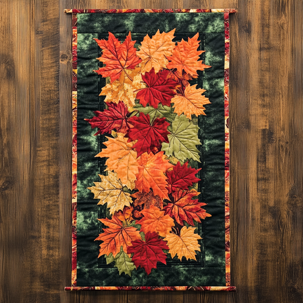 Fall Quilted Table Runner NCU0VT36