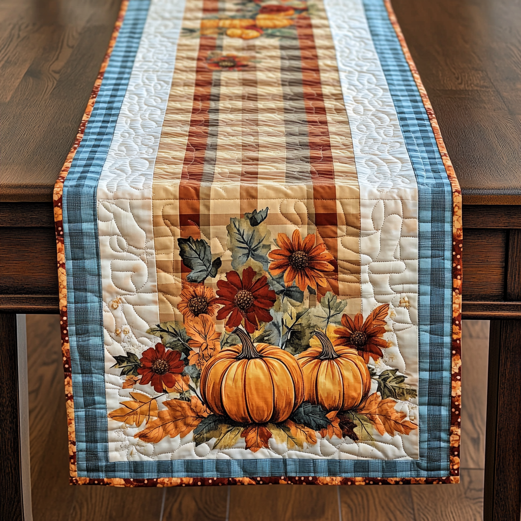 Autumn Whispers Quilted Table Runner NCU0TL1328