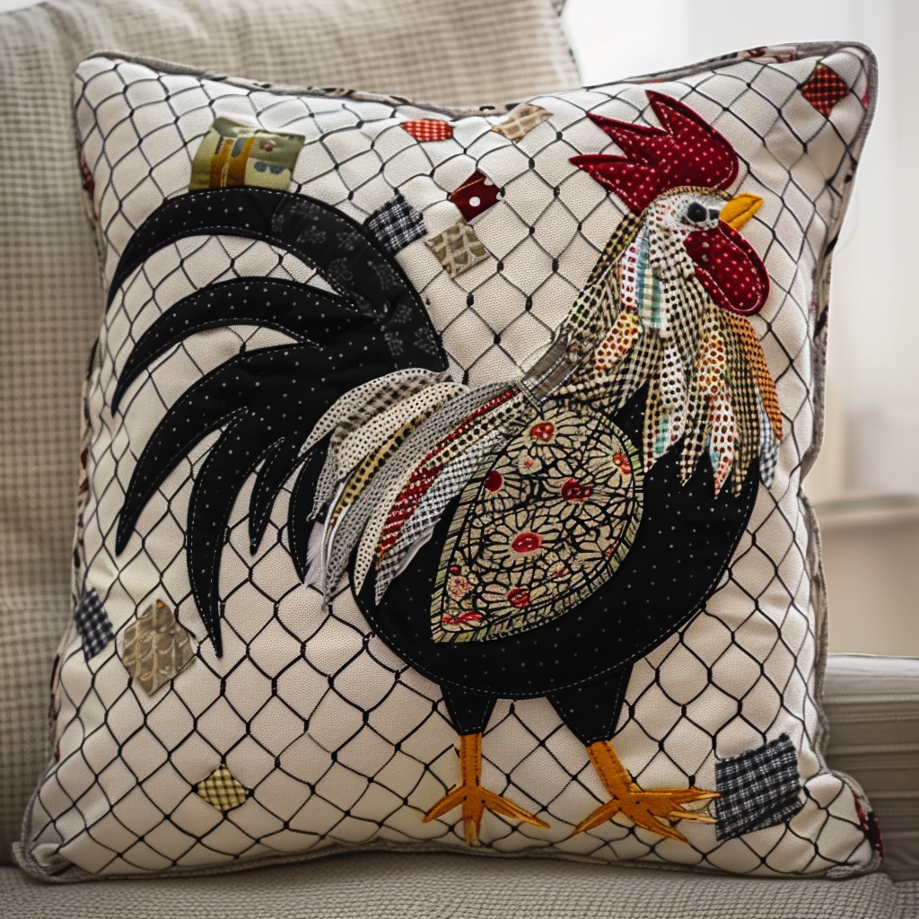 Barnyard Beauties Quilted Pillow Case NCU0PT309