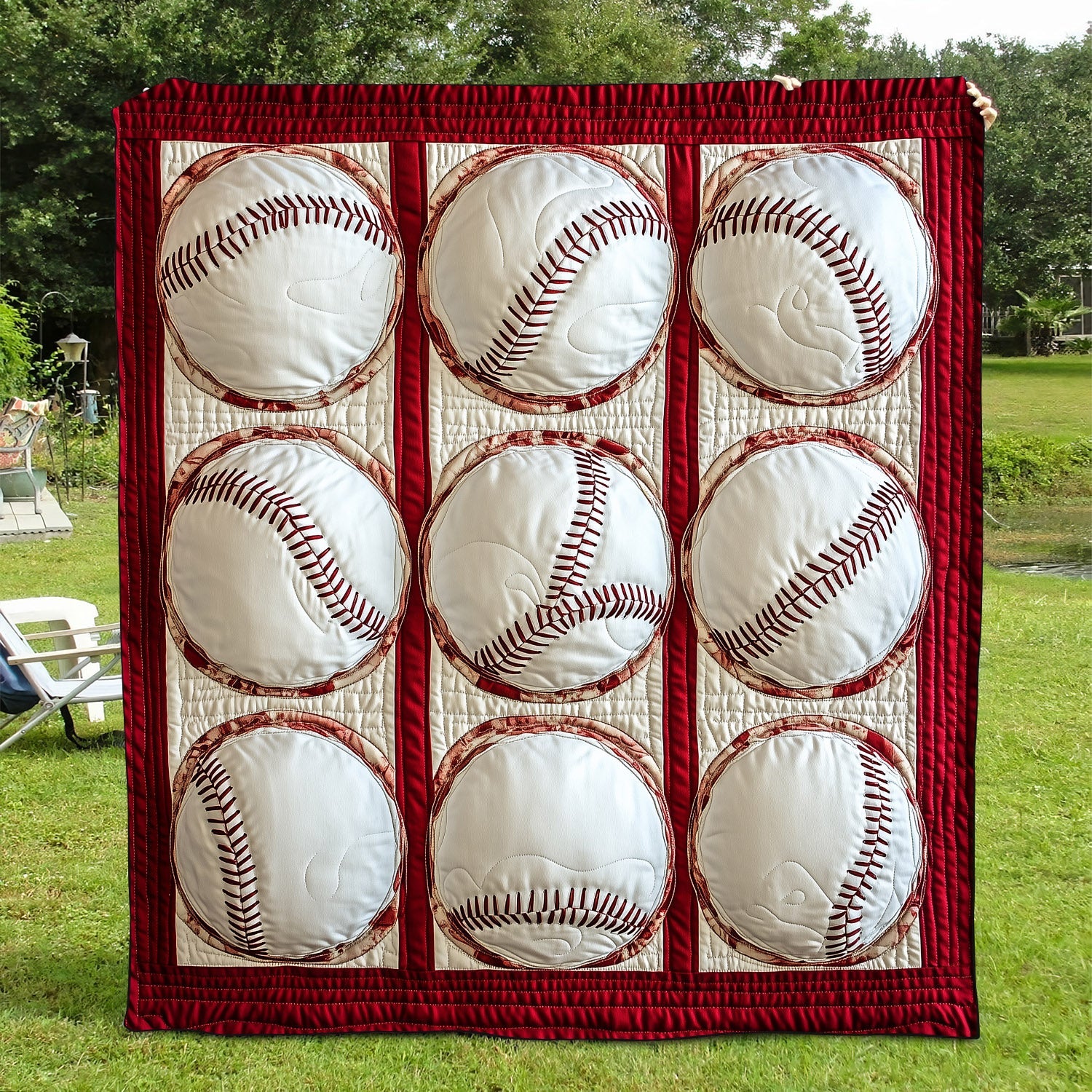 Baseball Bliss Quilted Blanket NCU0TH1452