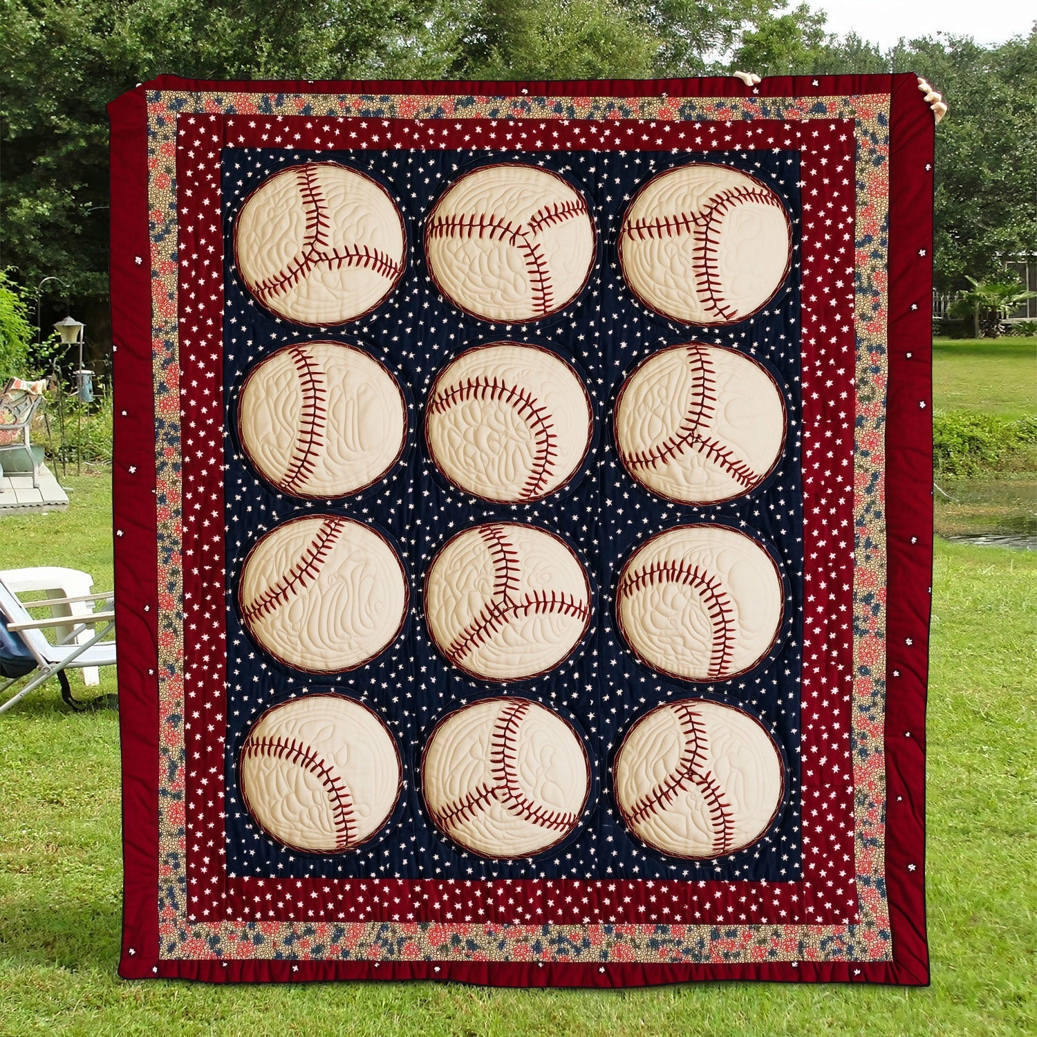 Baseball Fever Quilted Blanket NCU0TH1455