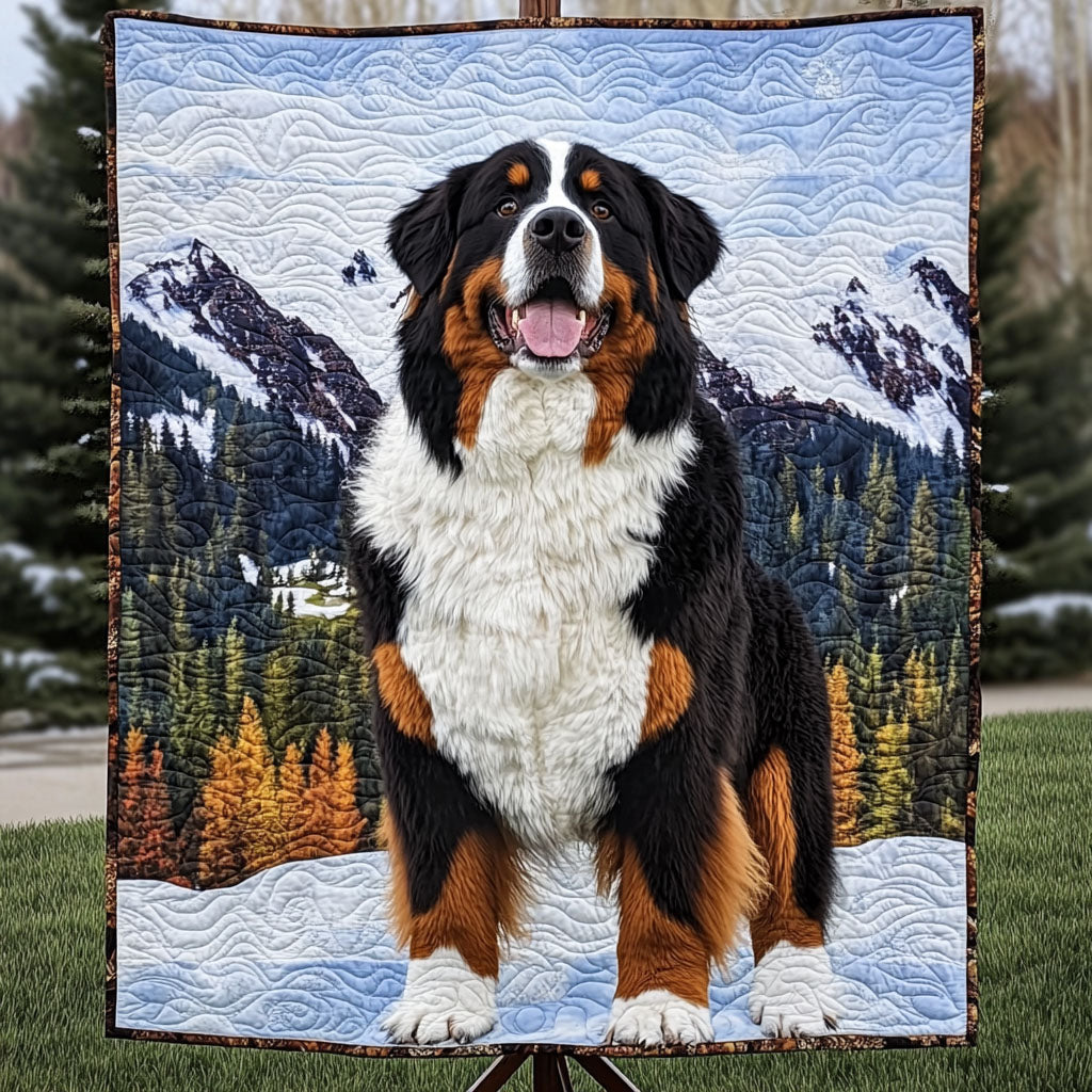 Bernese Majesty Quilted Blanket NCU0PT1801