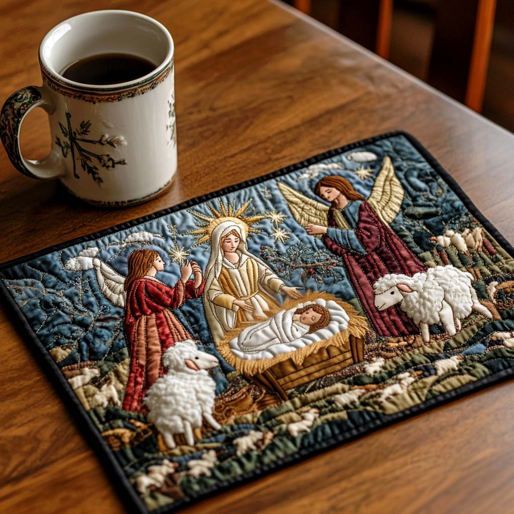 Bethlehem Starlight Quilted Placemat NCU0NT1472