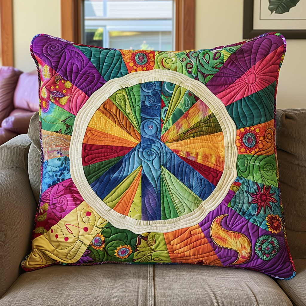 Blissful Sunshine Quilted Pillow Case NCU0PT128