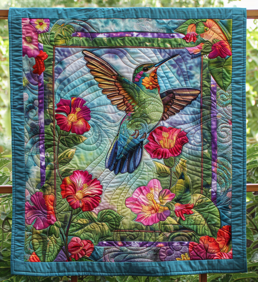 Blossom Garden Quilted Blanket NCU0PT196