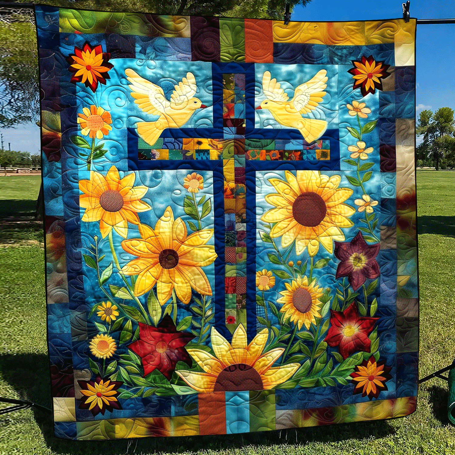 Christian Quilted Blanket NCU0VT16