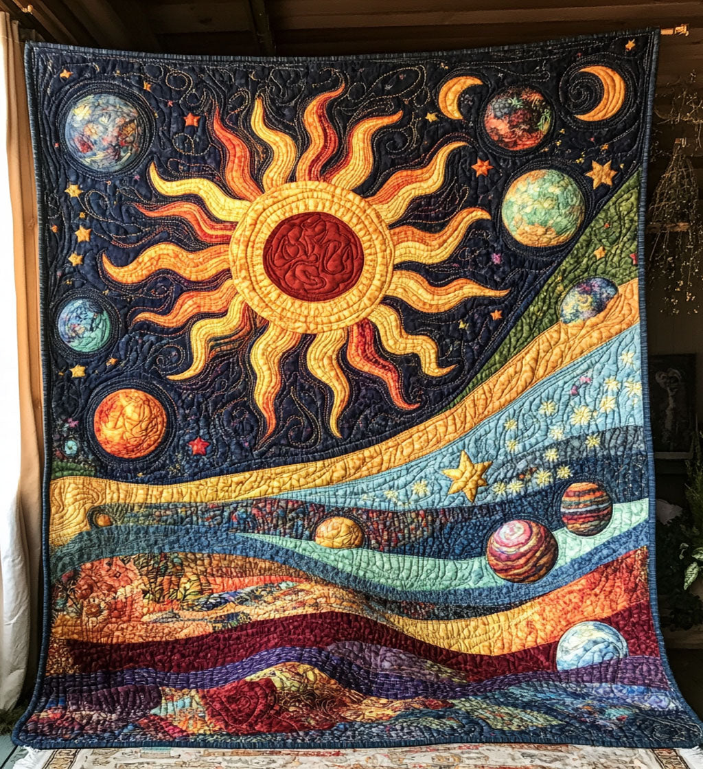 Boho Cosmic Serenity Quilted Blanket NCU0PT522