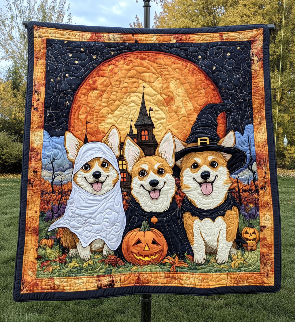 Boo Pups Quilted Blanket NCU0PT793