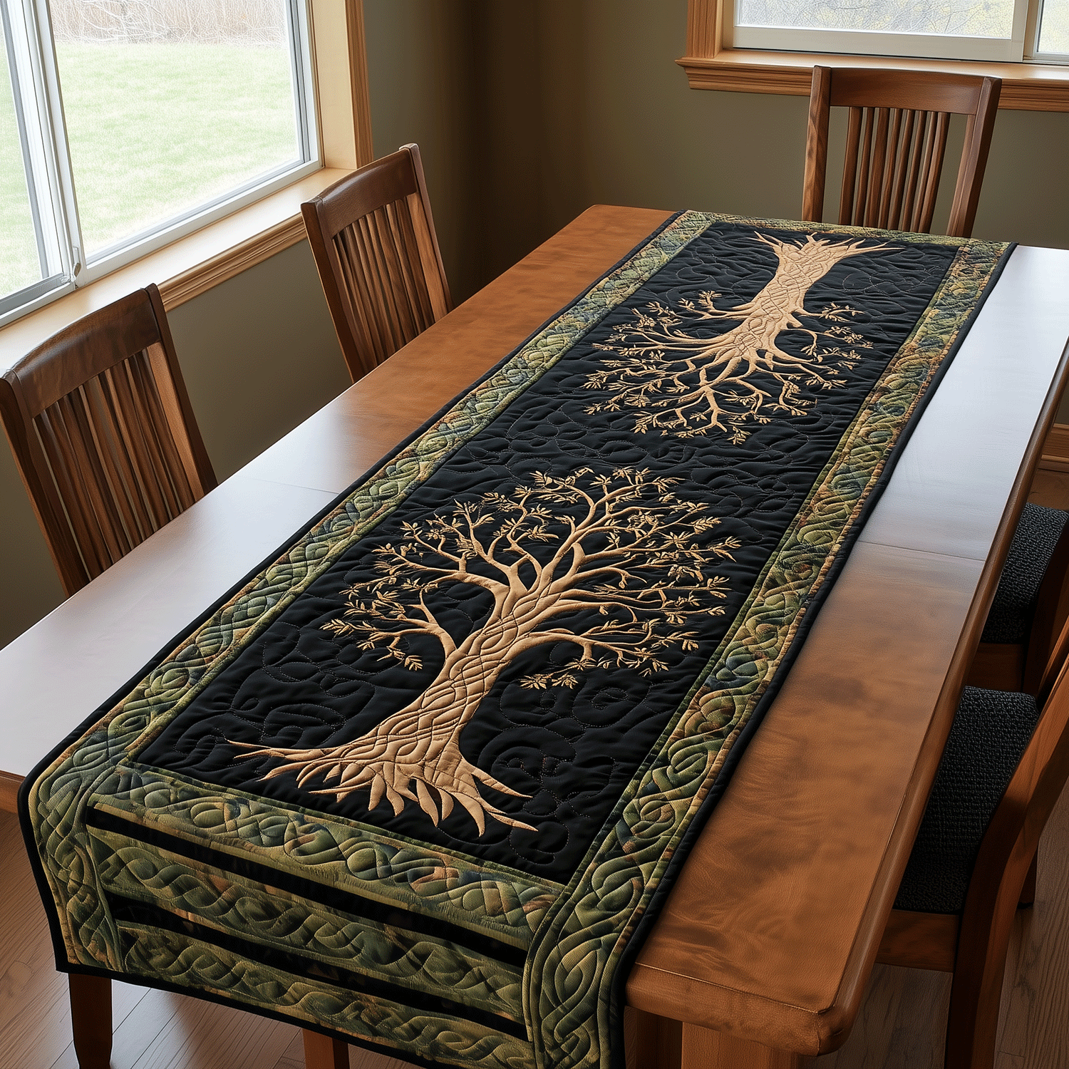 Branches of Faith Quilted Table Runner NCU0TH1735