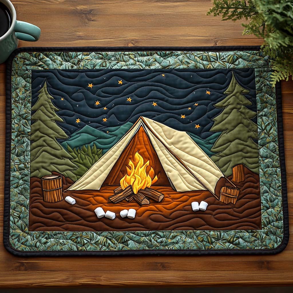 Campfire Glow Quilted Placemat NCU0NT805