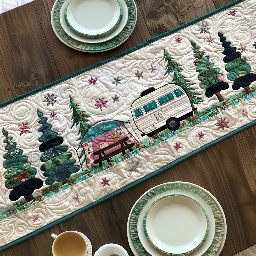 Camping & Trails Quilted Table Runner NCU0PT370