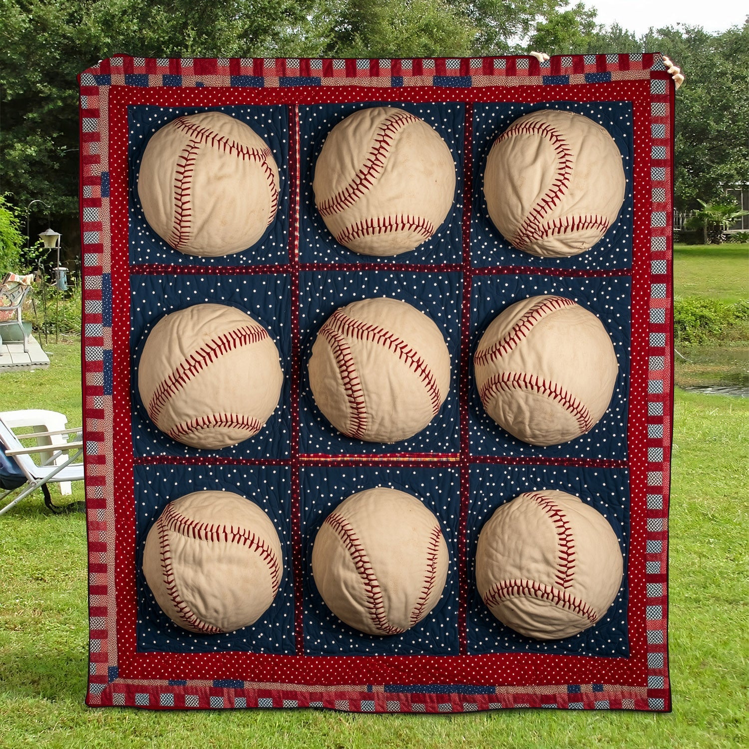 Catch and Throw Quilted Blanket NCU0TH1465