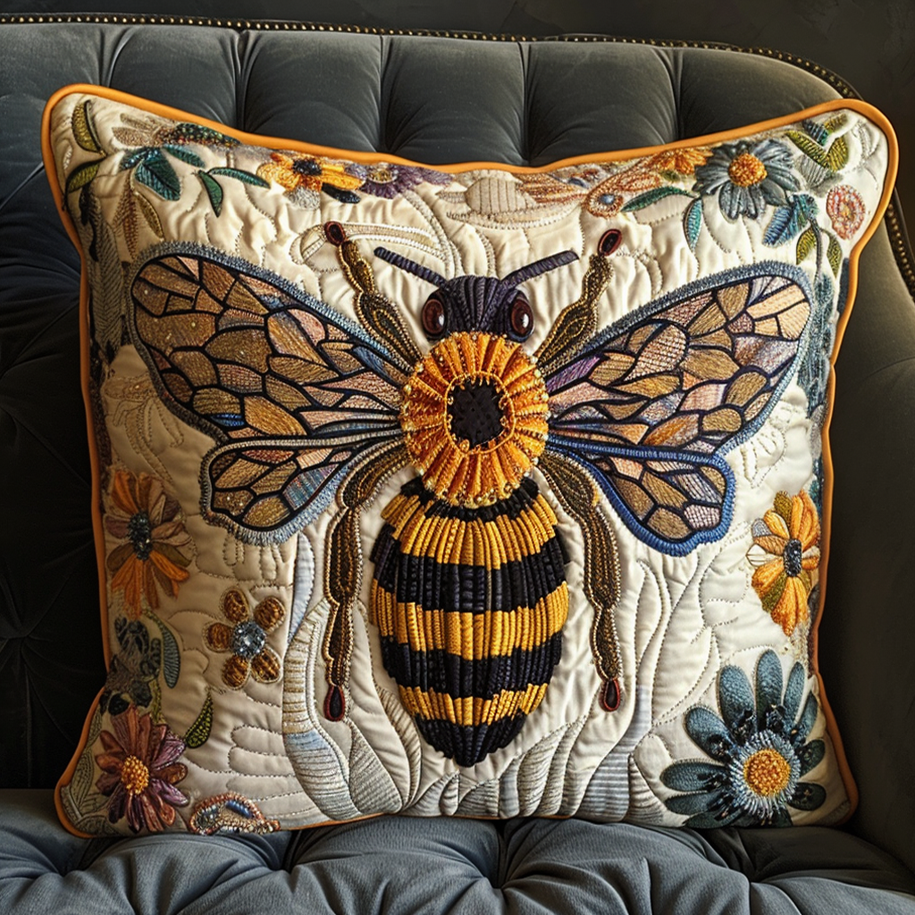 Celestial Bee Quilted Pillow Case NCU0NT013