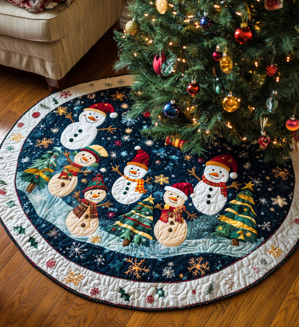 Christmas Carol Cover Quilted Round Mat NCU0PT1045