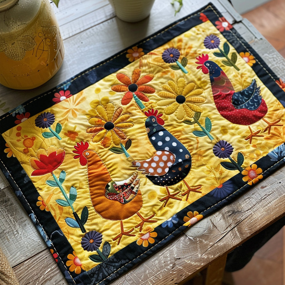 Chicken Quilted Place Mat NCU0VT02