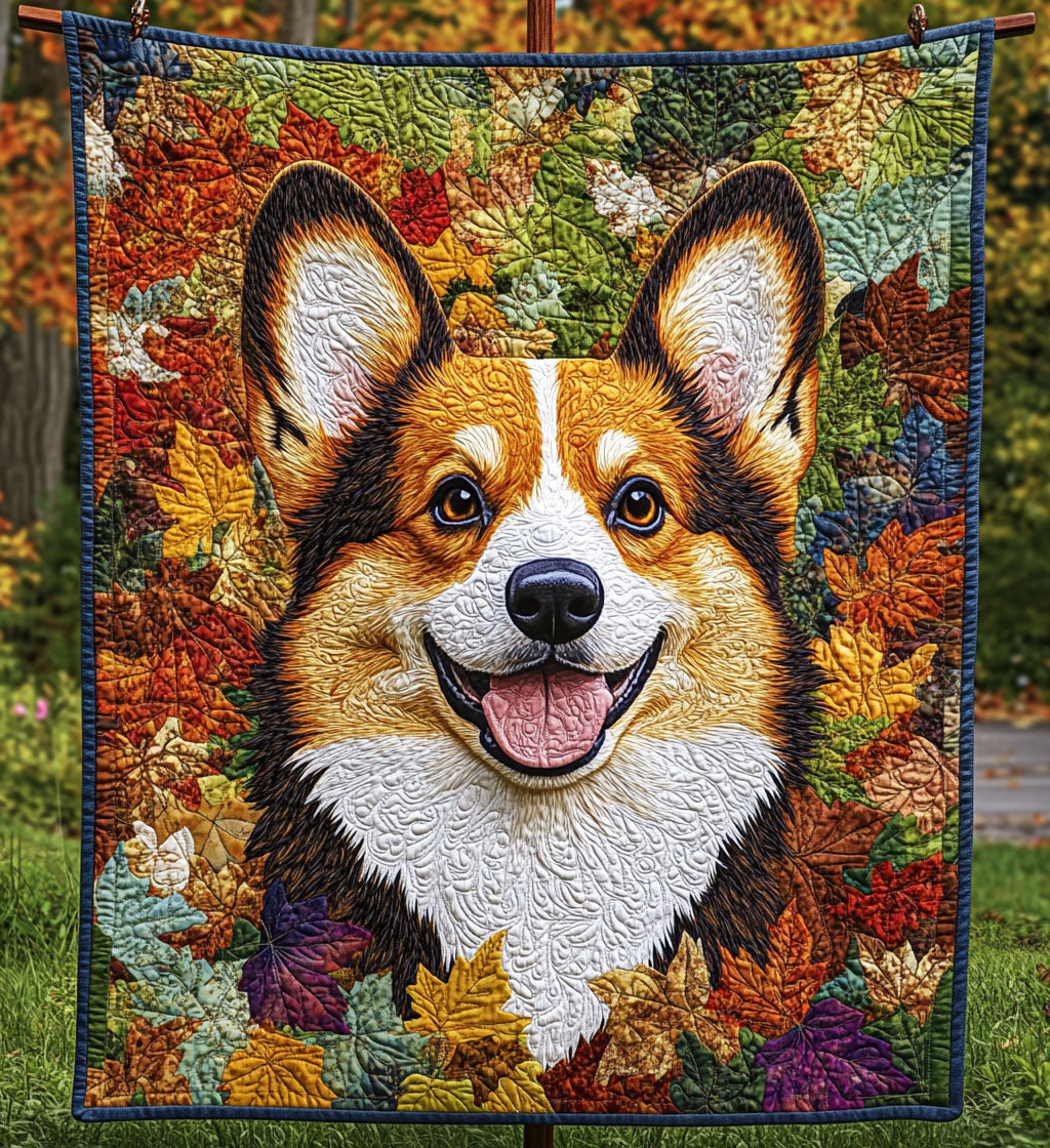 Corgi Comfort Quilted Blanket NCU0PT795