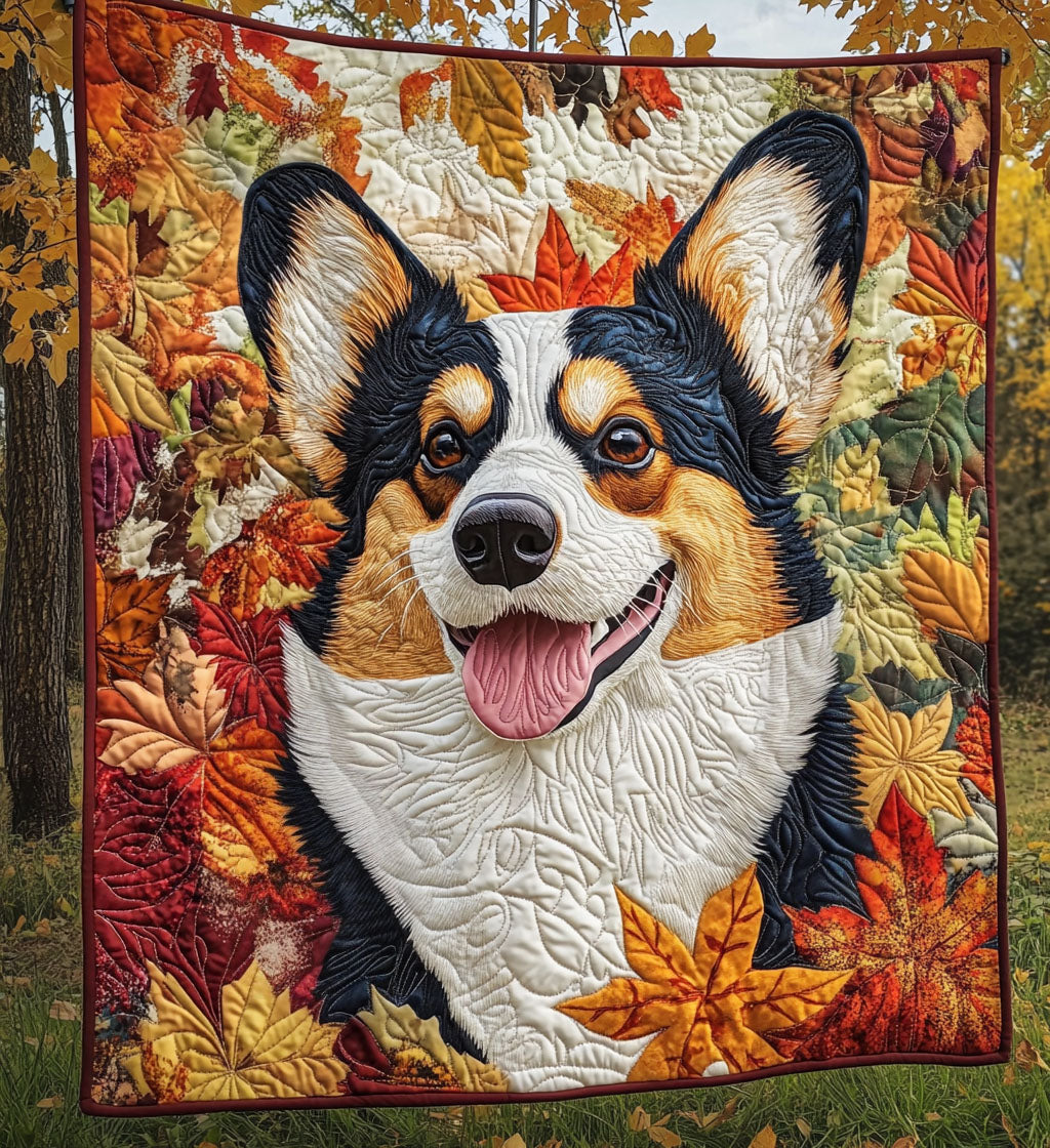 Corgi Love Quilted Blanket NCU0PT796