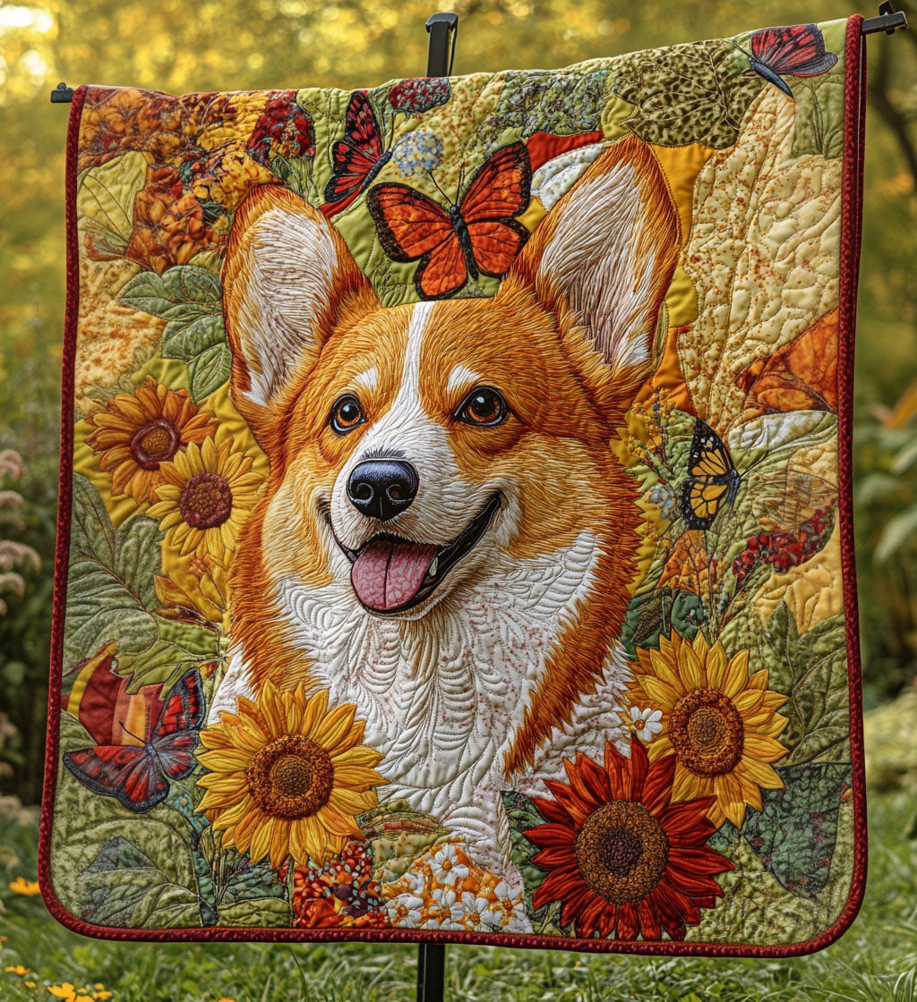 Corgi Times Quilted Blanket NCU0PT916