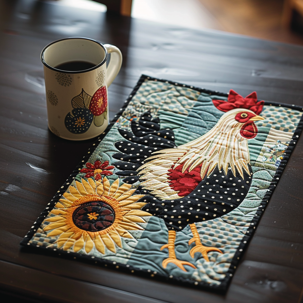 Chicken Quilted Place Mat NCU0VT02