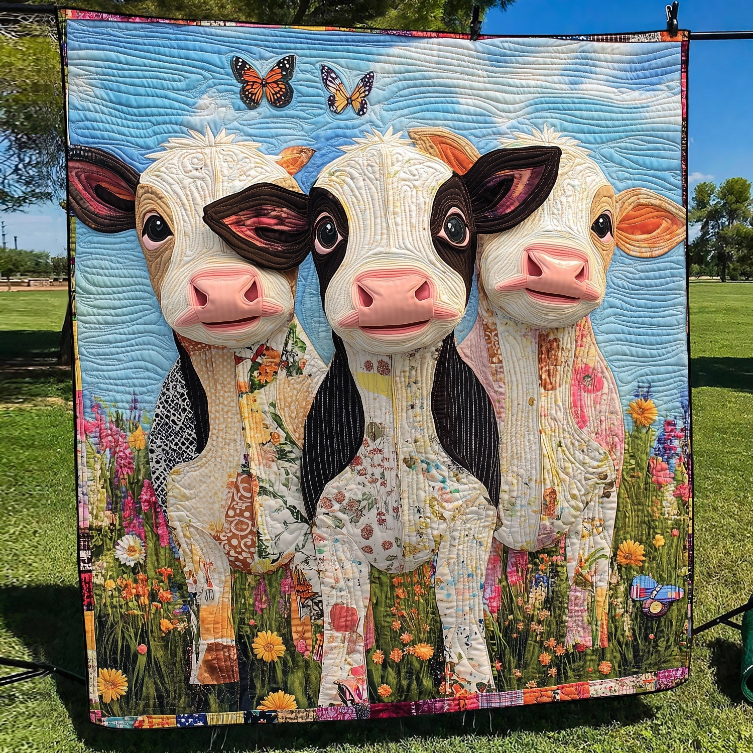 Cow Cuddles Quilted Blanket NCU0TH1367