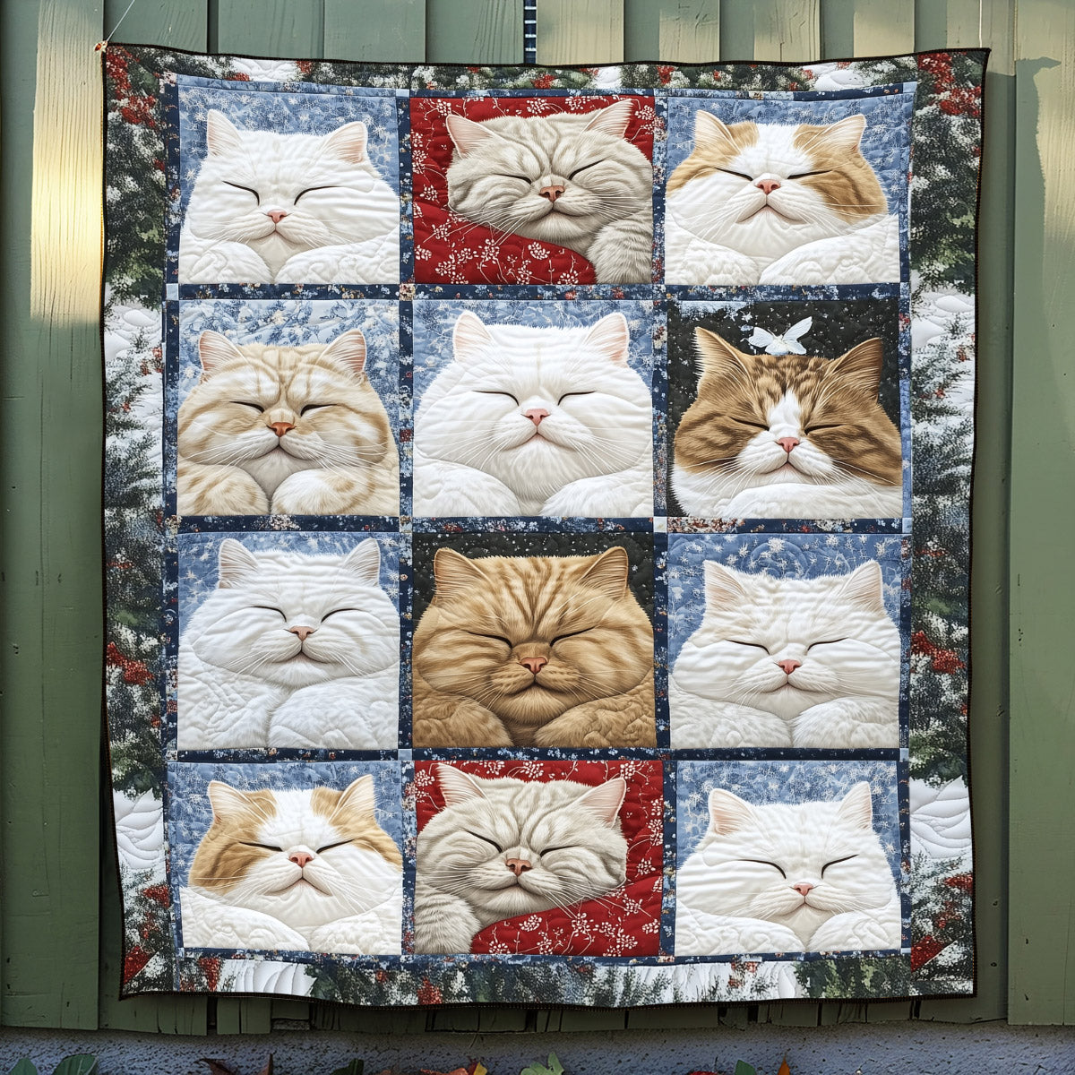 Cozy Cat Dreams Quilted Blanket NCU0TL1088