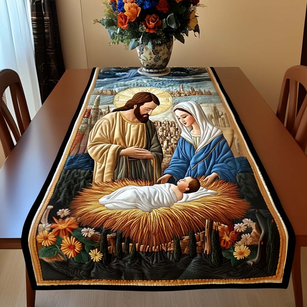 Cradle Of Hope Quilted Table Runner NCU0NT1425