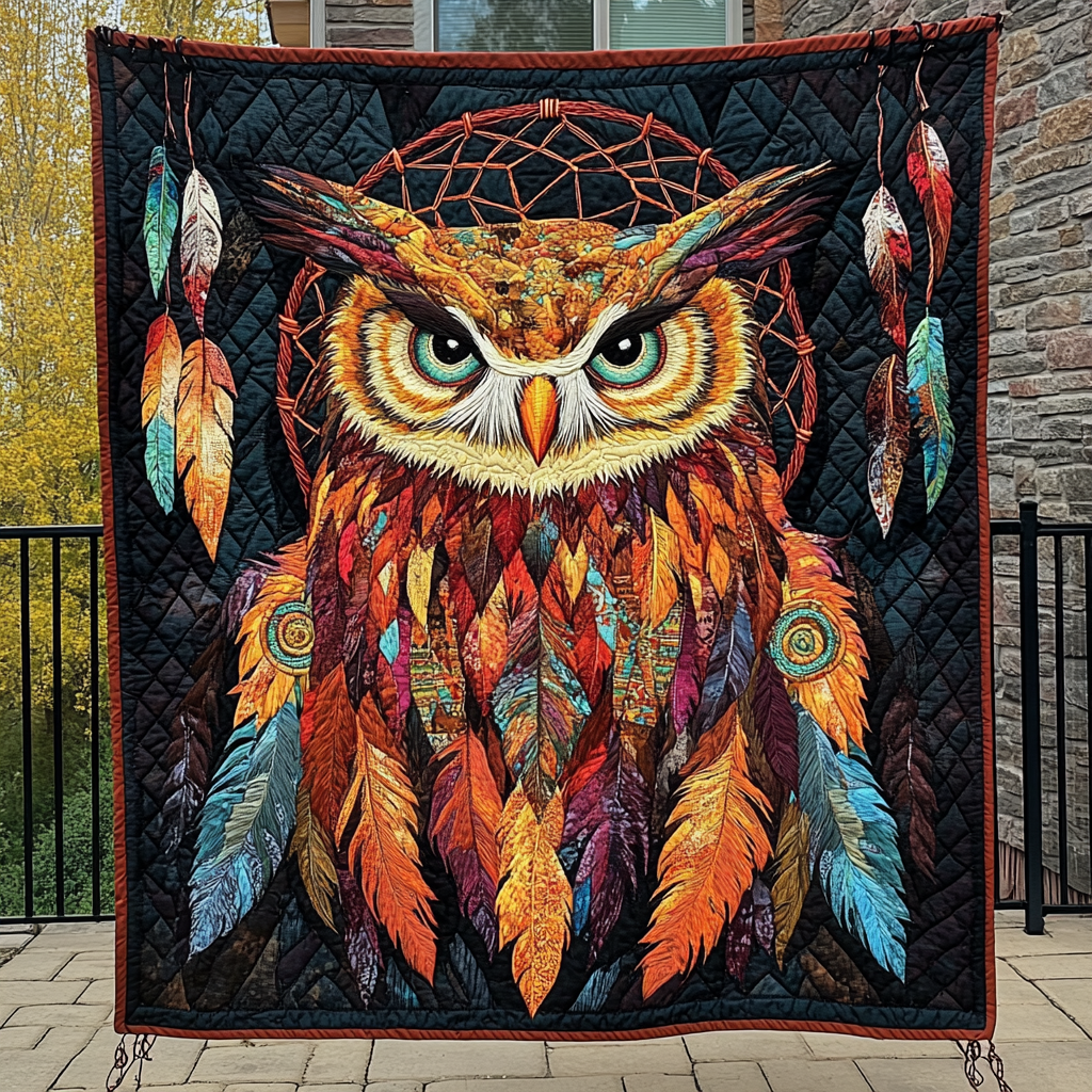 Dancing Winds Quilted Blanket NCU0DK879