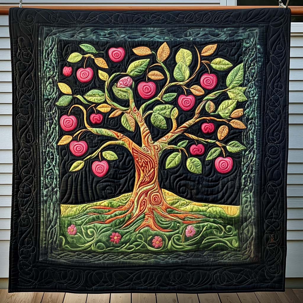 Celestial Tree Quilted Blanket NCU0NT590