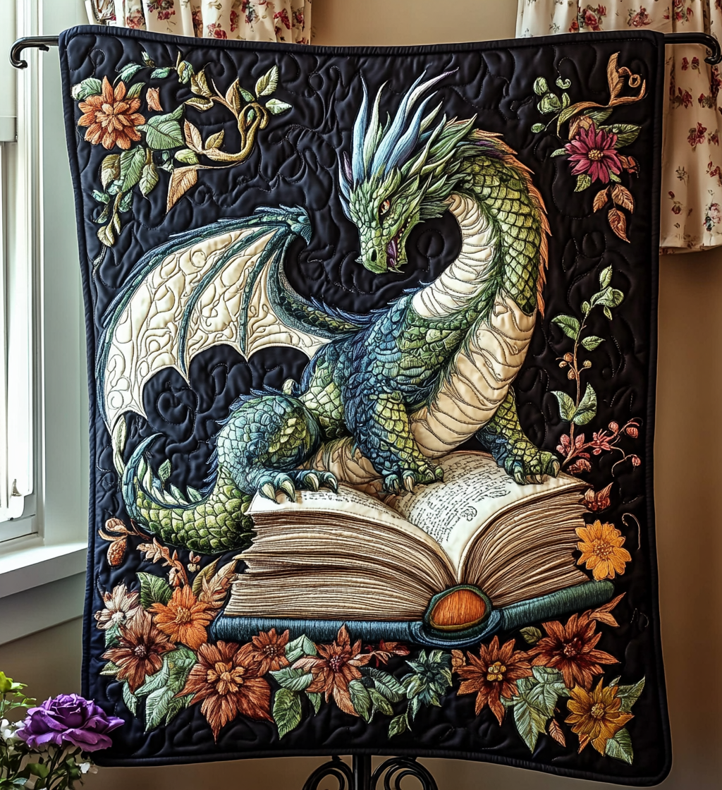 Dragon Realm Quilted Blanket NCU0DV542