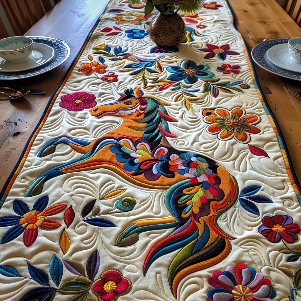 Horse Quilted Table Runner NCU0VT12