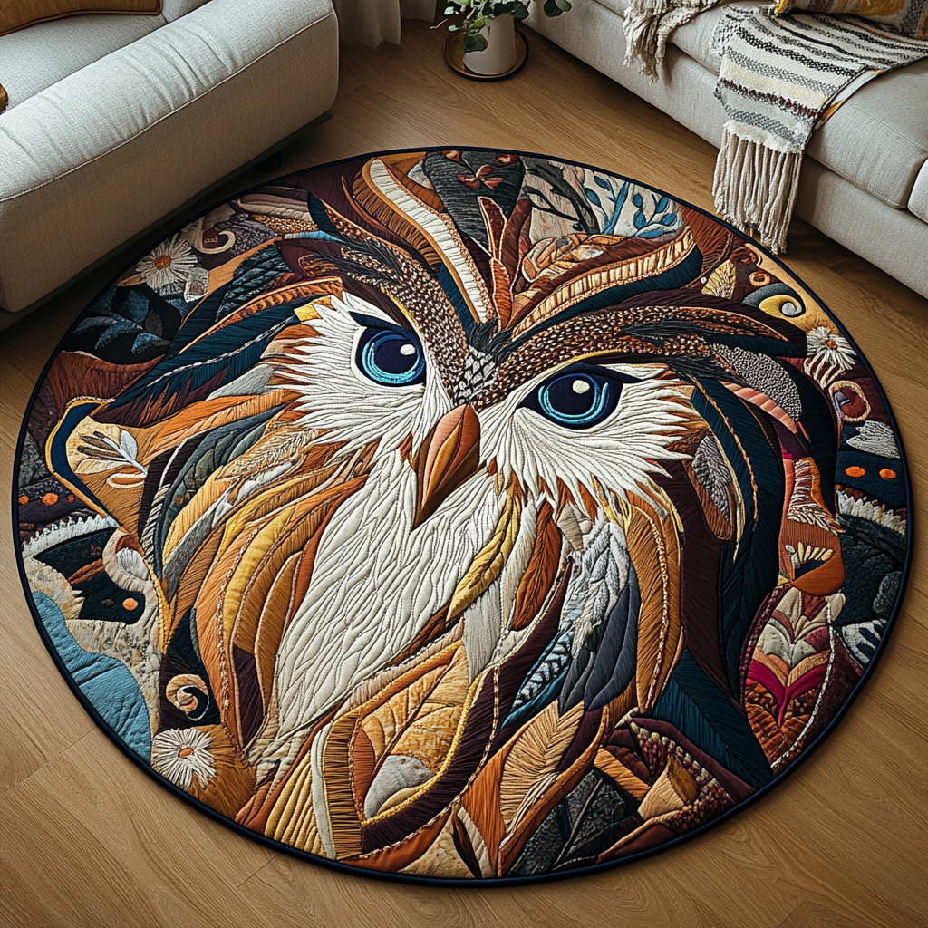 Echoes of the Ancients Quilted Round Mat NCU0DK1000