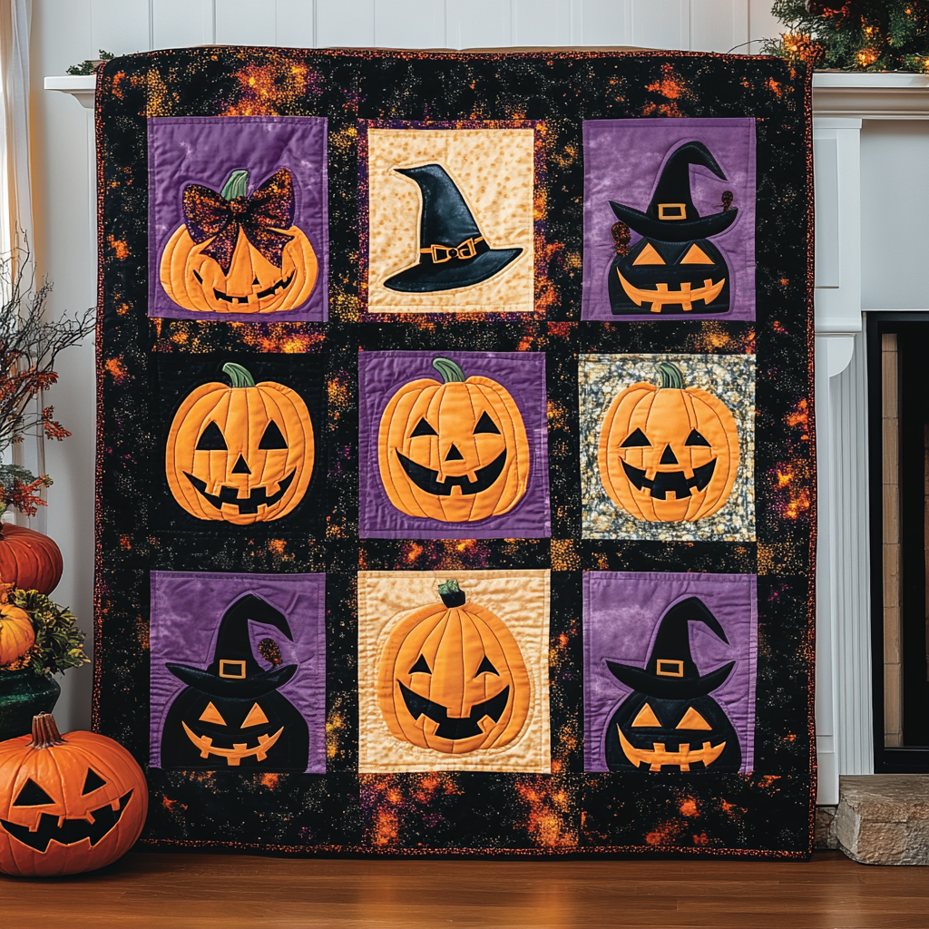 Eerie Night Quilted Blanket NCU0TL1258