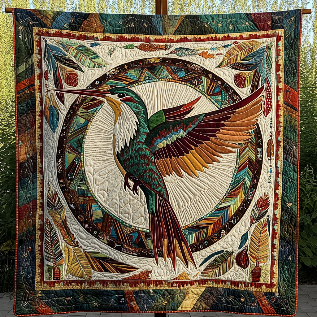 Emerald Spirit of the Skies Quilted Blanket NCU0DK1627