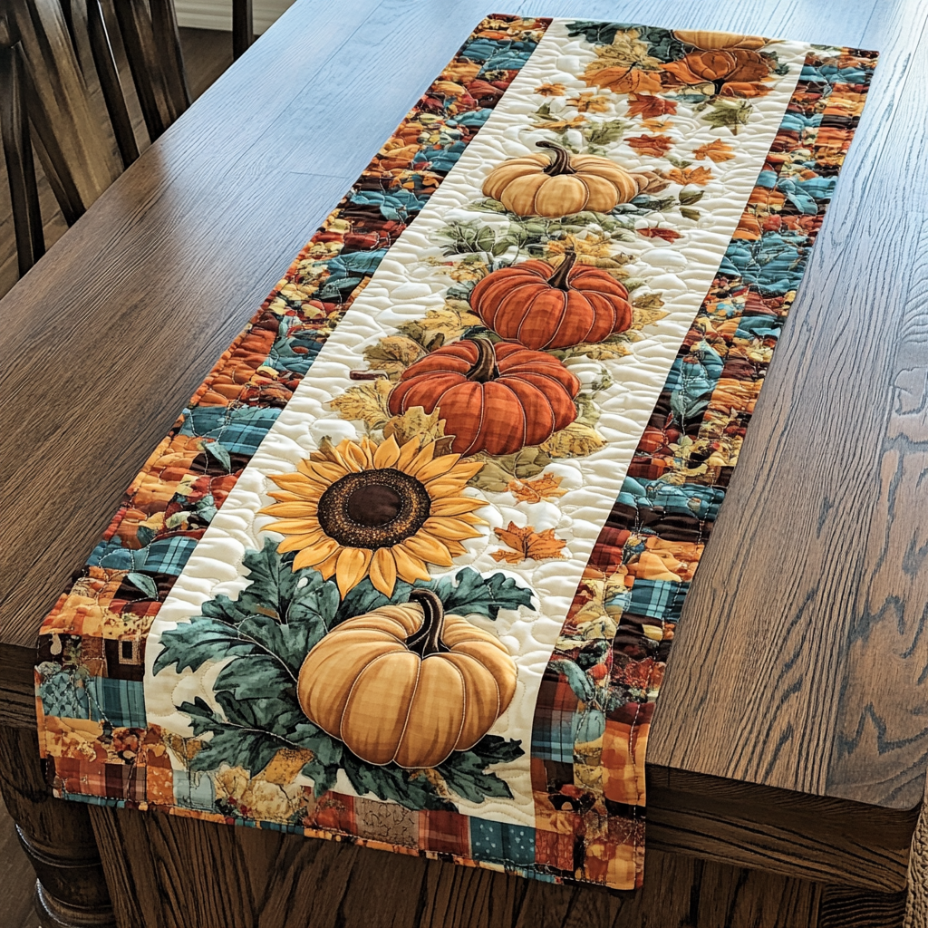 Fall Harmony Awaits Quilted Table Runner NCU0TL1325