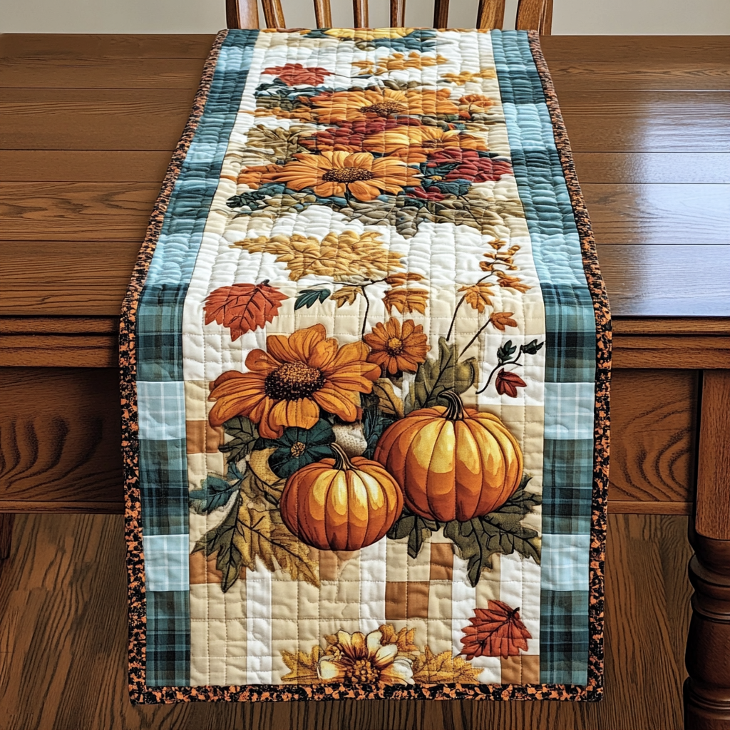 Fall Quilted Table Runner NCU0VT36