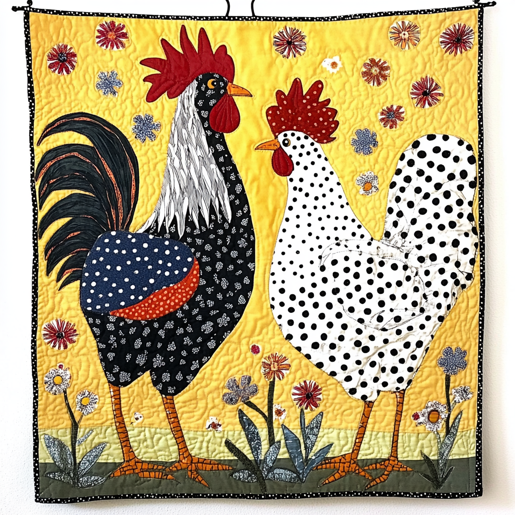 Farmyard Frolic Quilted Blanket NCU0DK311