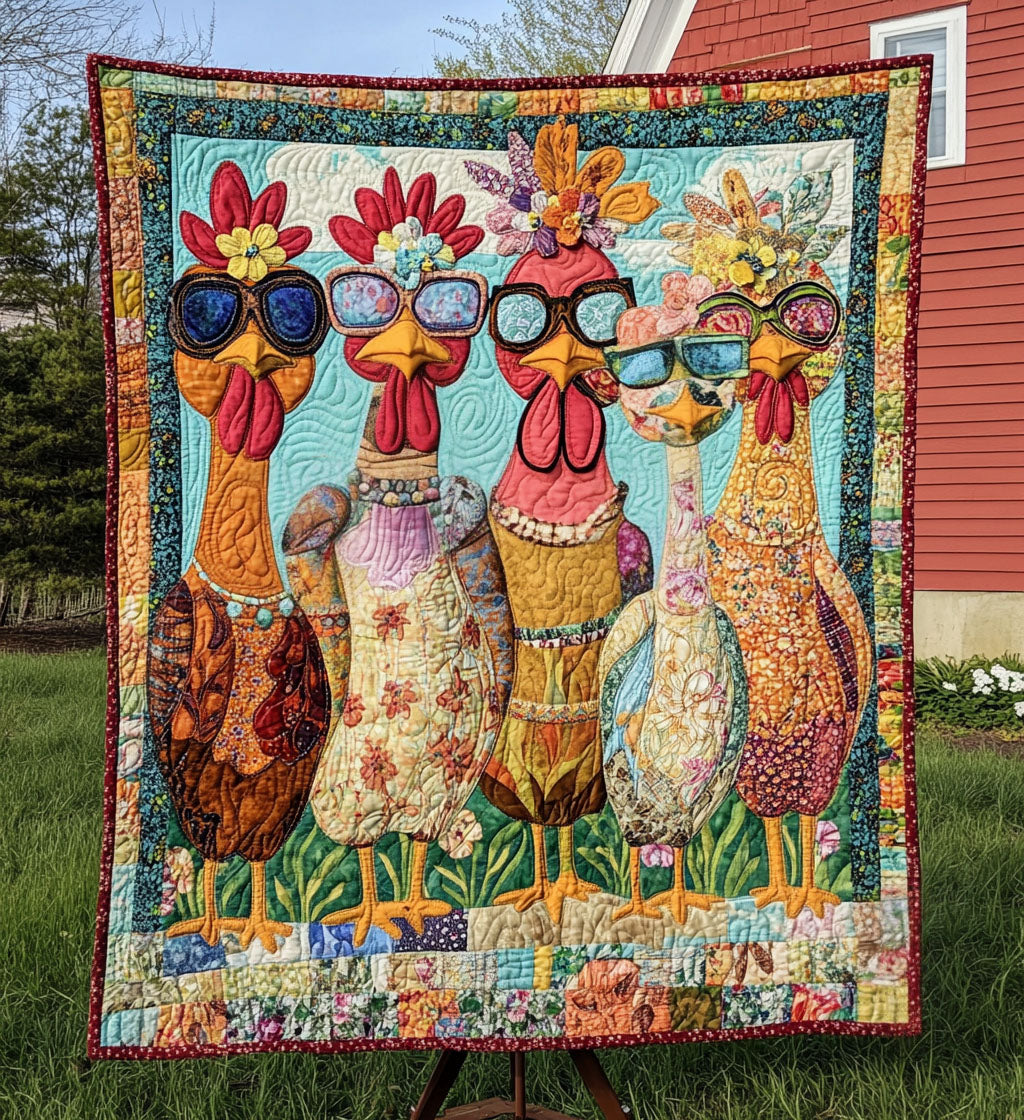 Farmyard Fashion Quilted Blanket NCU0PT903