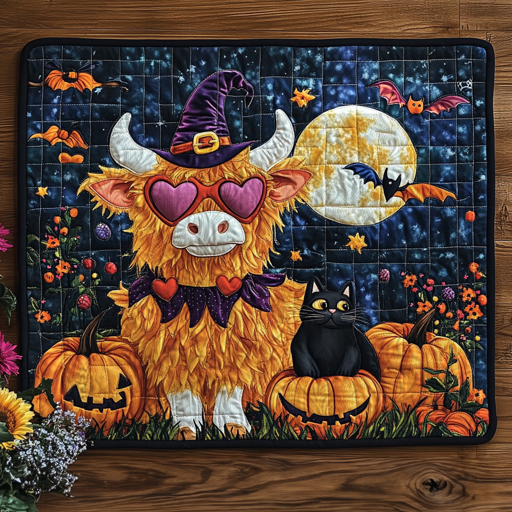 Farmyard Frights Quilted Placemat NCU0TL1289