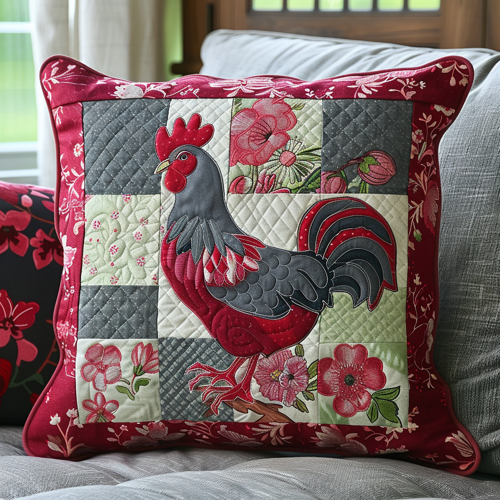 Feathered Haven Quilted Pillow Case NCU0TL577