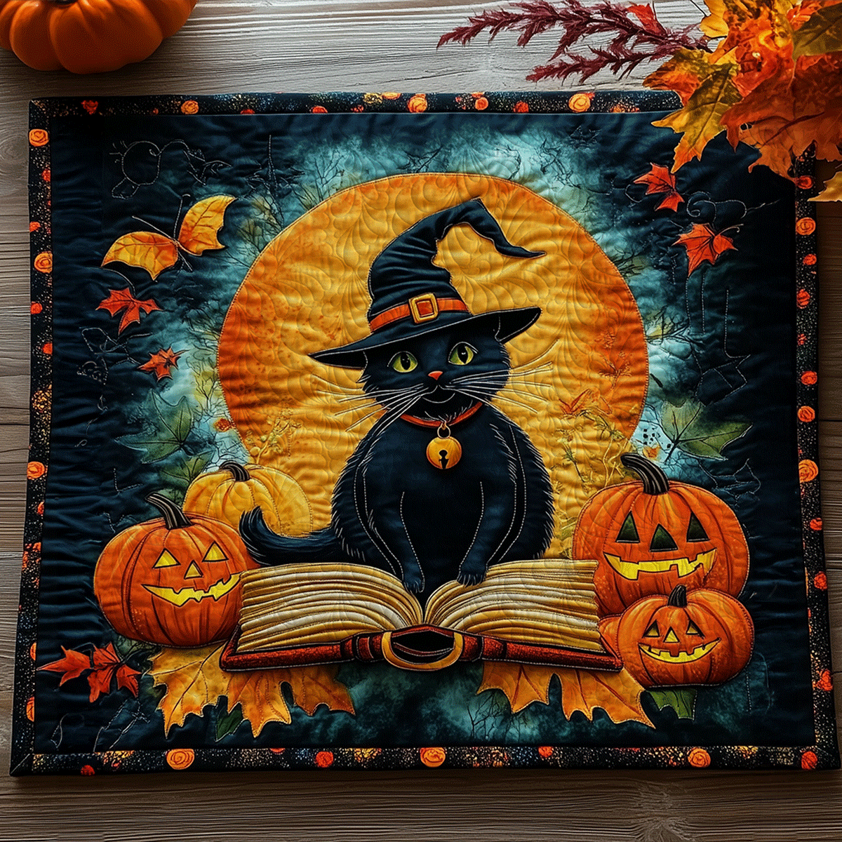 Feline Witch Quilted Placemat NCU0TL1214