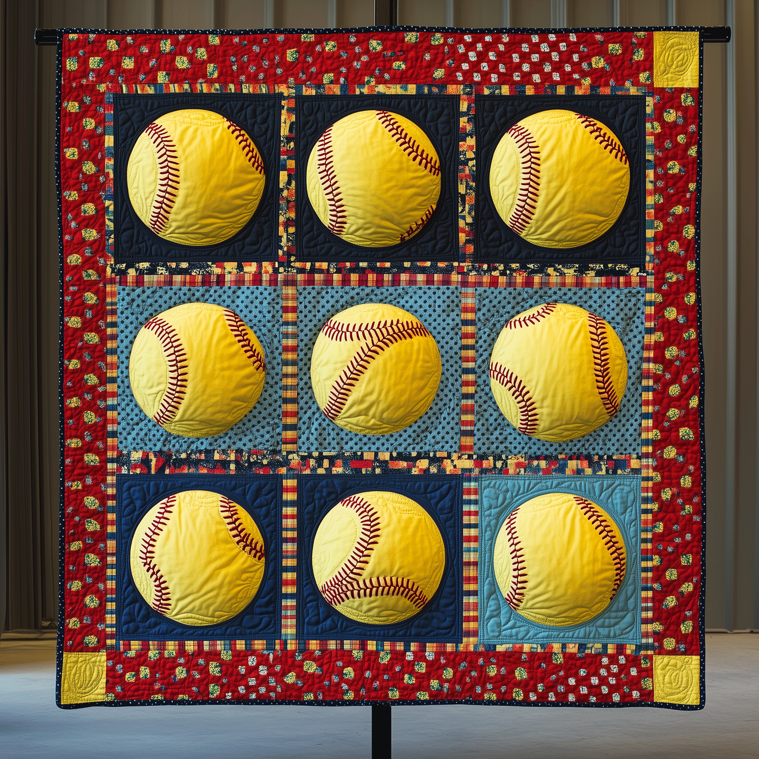 Field of Dreams Quilted Blanket NCU0TH1484