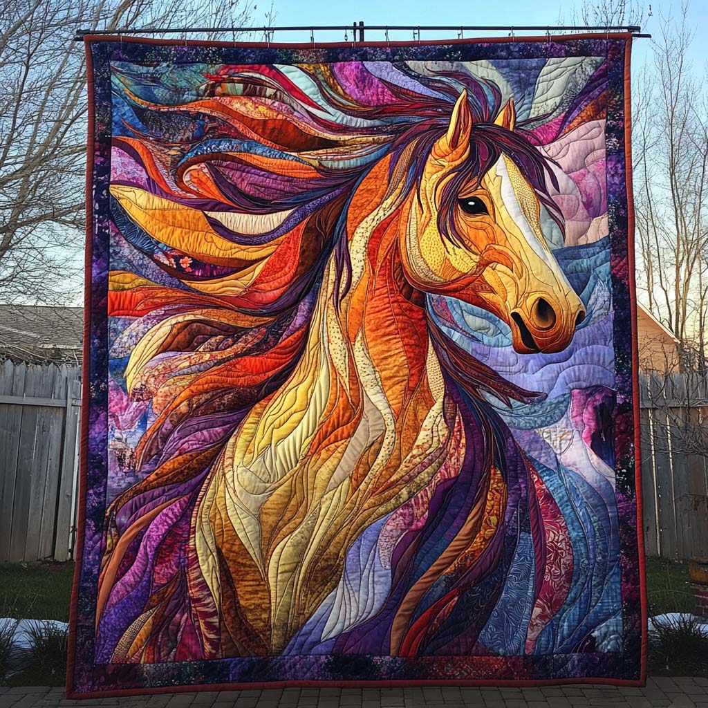 Fiery Spirit Quilted Blanket NCU0NT1898