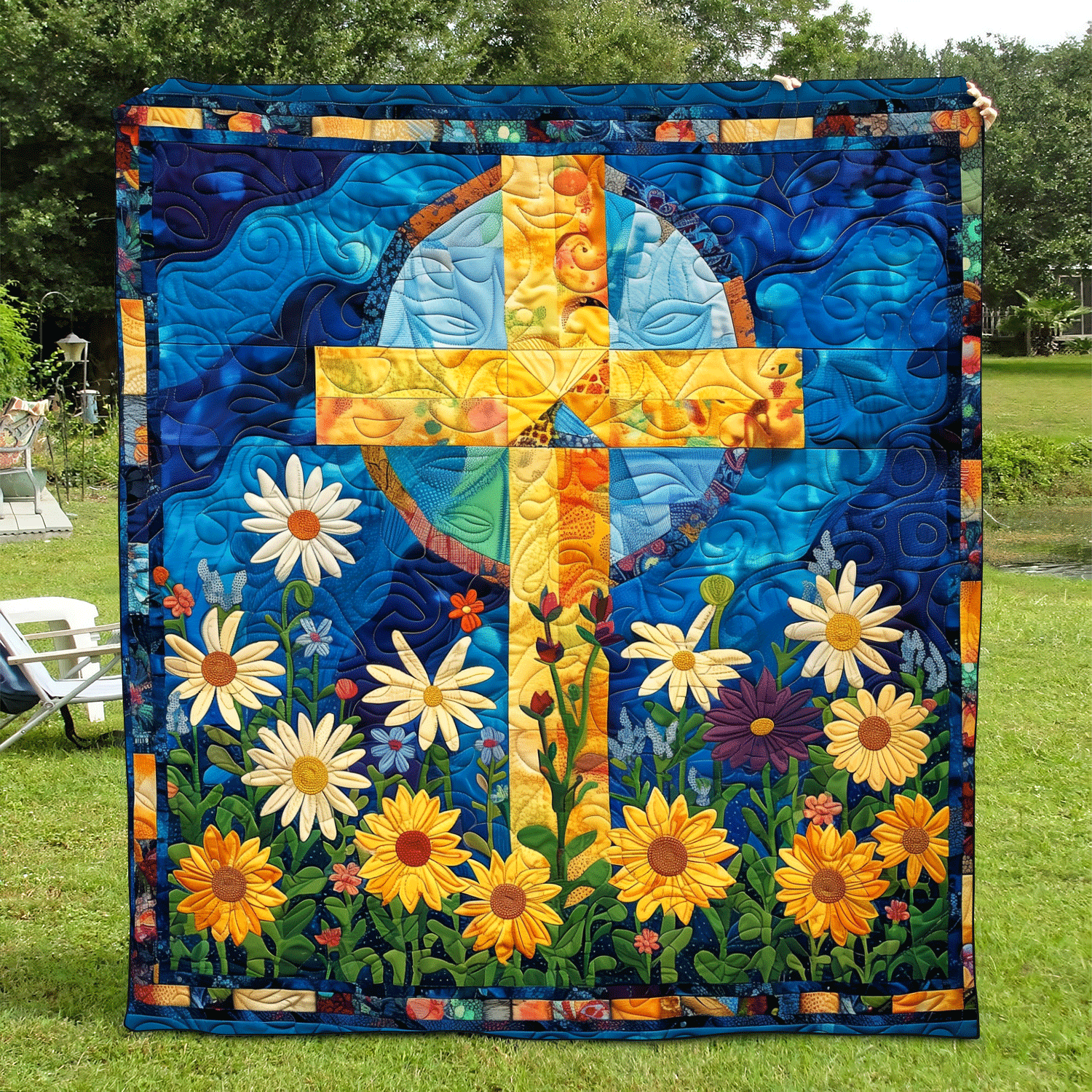 Christian Quilted Blanket NCU0VT16