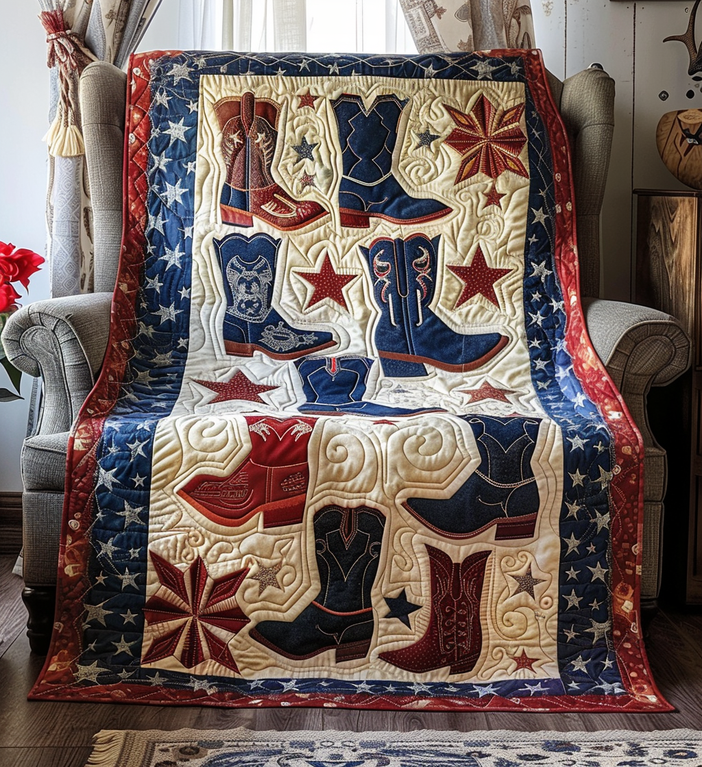 Western Quilted Blanket NCU0VT19