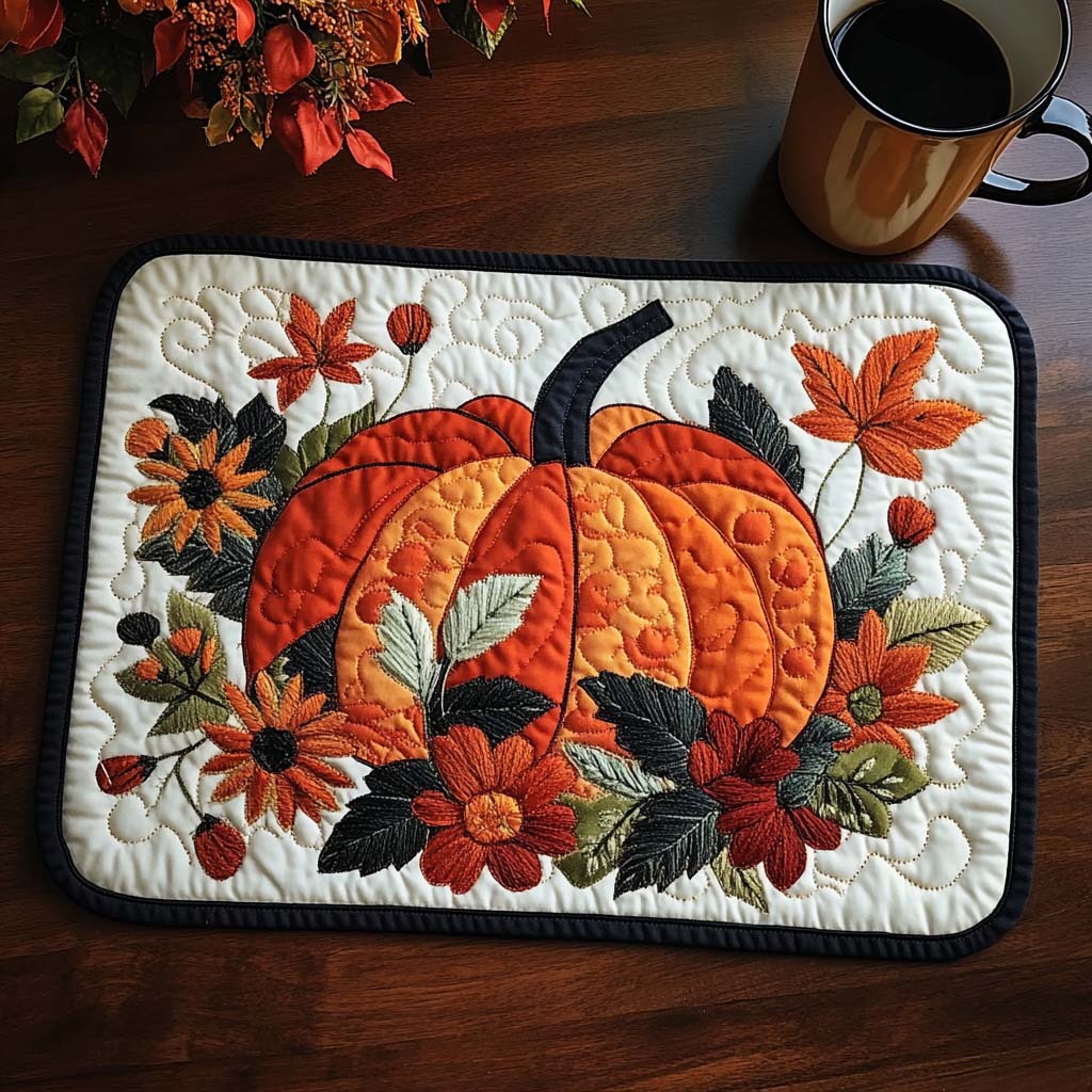 Frosty Aubade Quilted Placemat NCU0NT1432