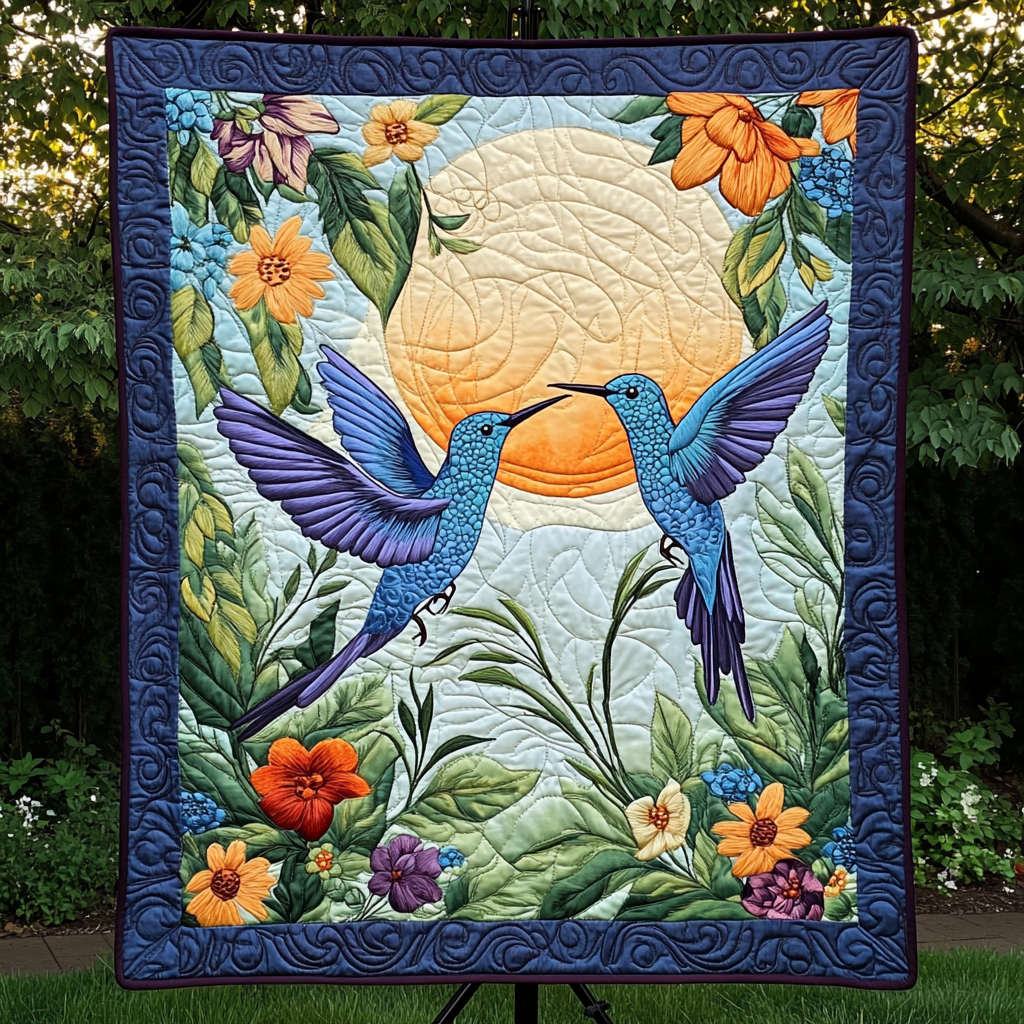 Garden Flutter Quilted Blanket NCU0DK2019