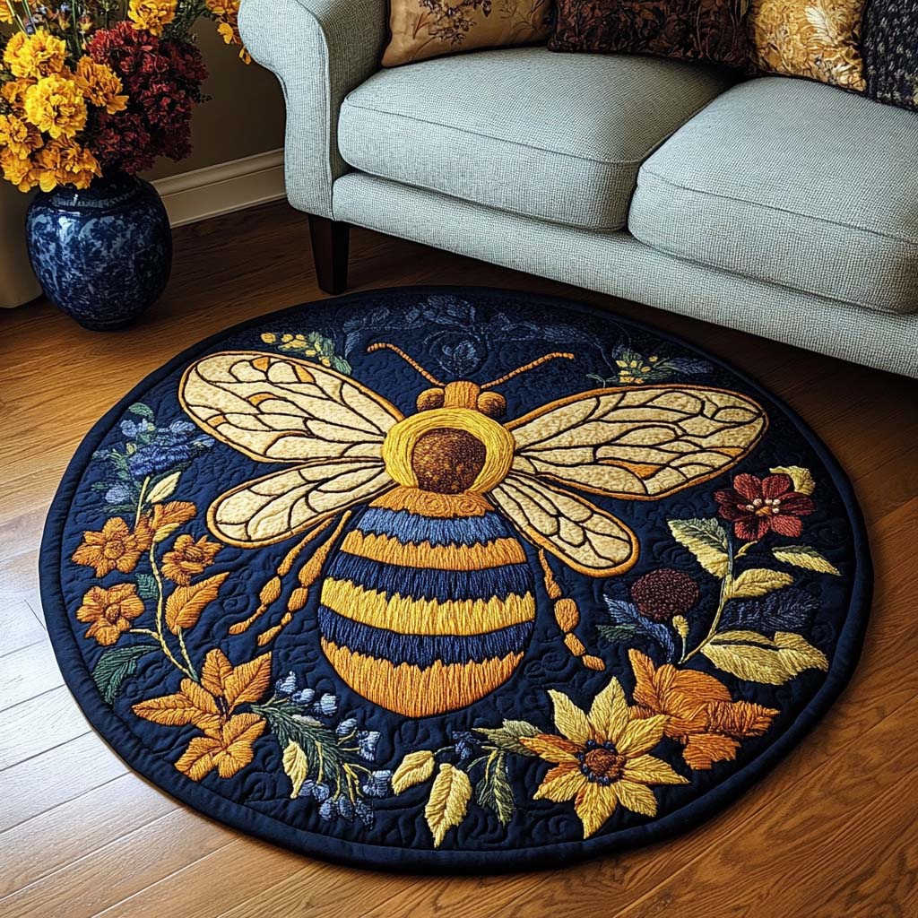 Garden Guardian Quilted Round Mat NCU0NT1252